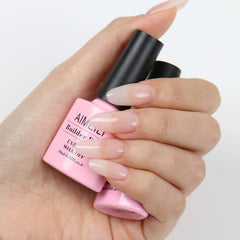AIMEILI gel finish appears slightly sticky aiding adhesion