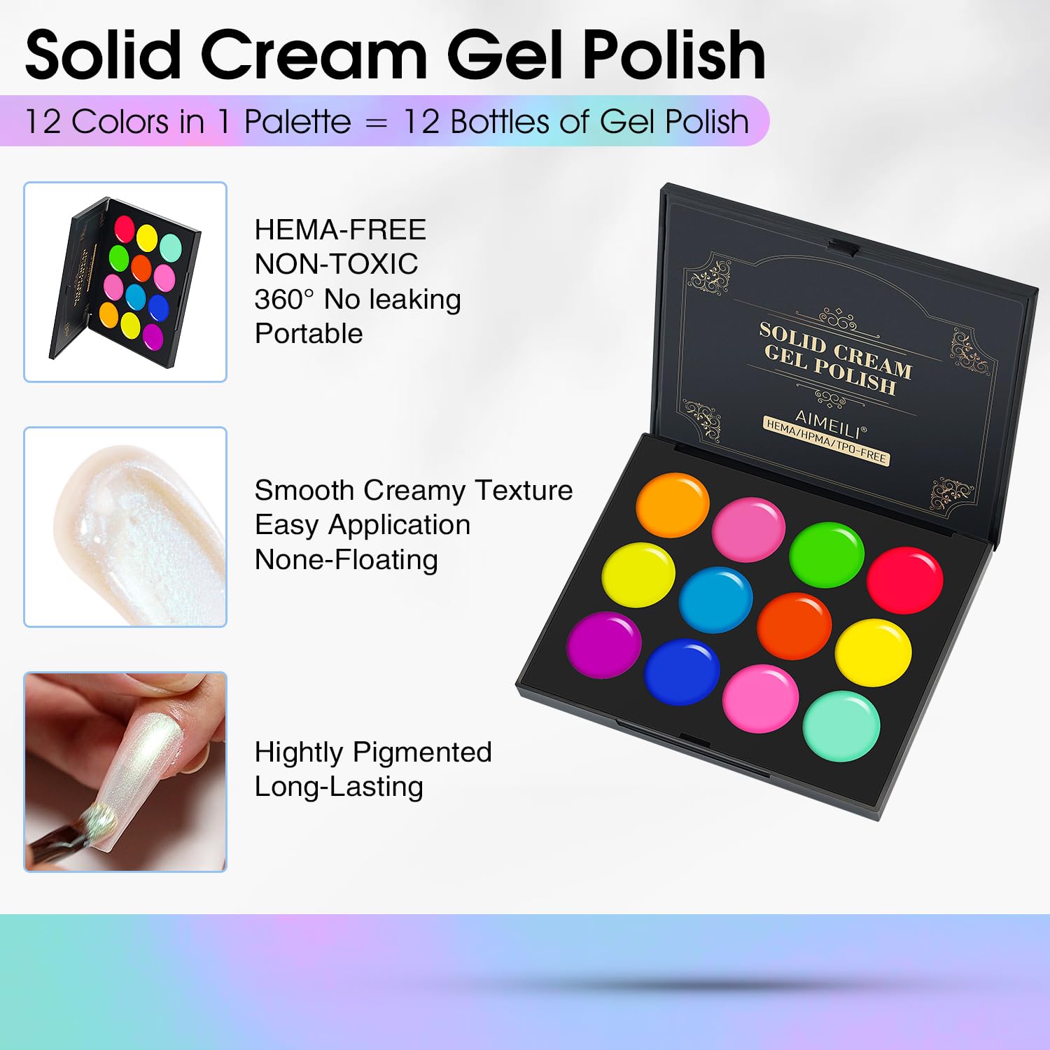 AIMEILI long-wear gel polish lasts up to 21 days with no chips