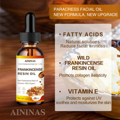 AININAS Frankincense Resin Oil body application showing versatile use