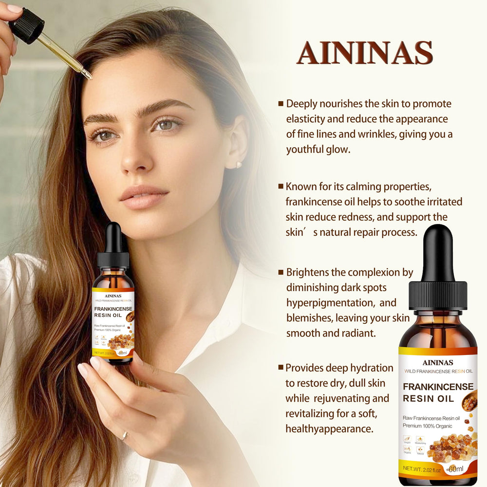 AININAS Frankincense Resin Oil packaging seal for freshness
