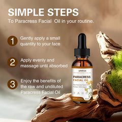 AIninas Paracress product label highlights 100% organic ingredients