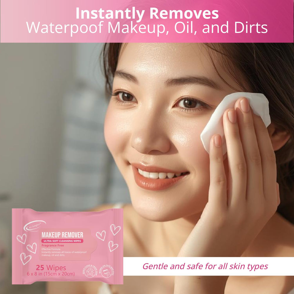 Air Jungles fragrance-free and alcohol-free wipe designed for sensitive skin comfort.