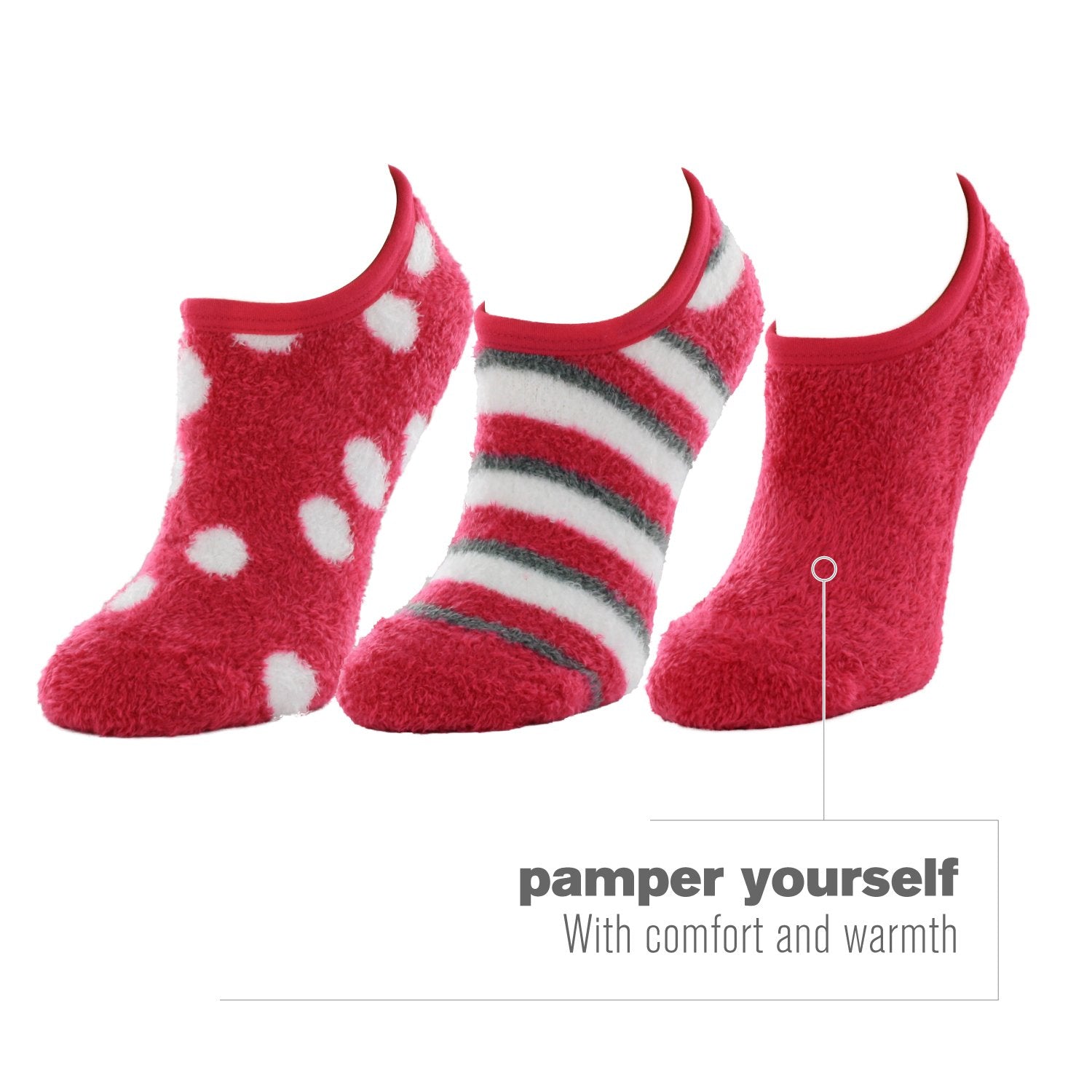 Airplus Spa footie sock color variations shown in product image