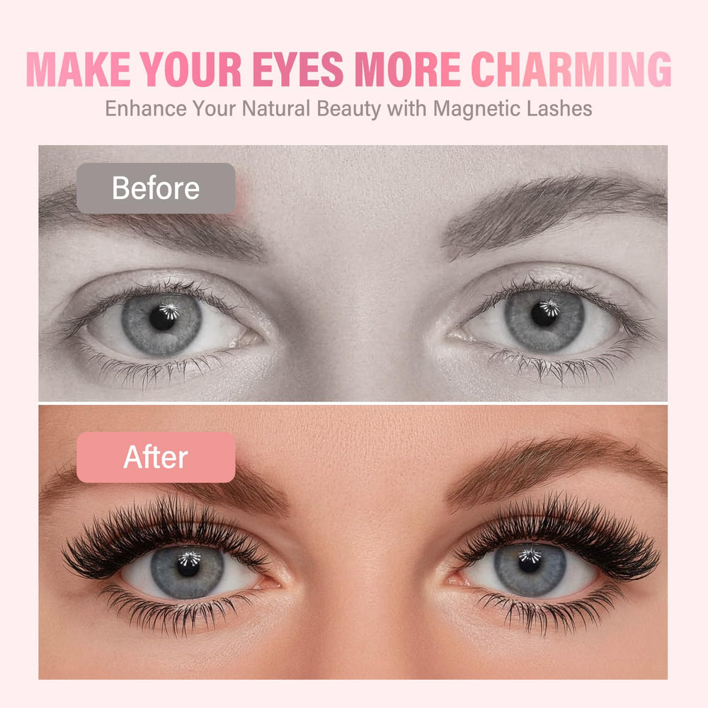 AiRunTech magnetic eyelashes reusable storage keeps lashes safe for multiple uses.