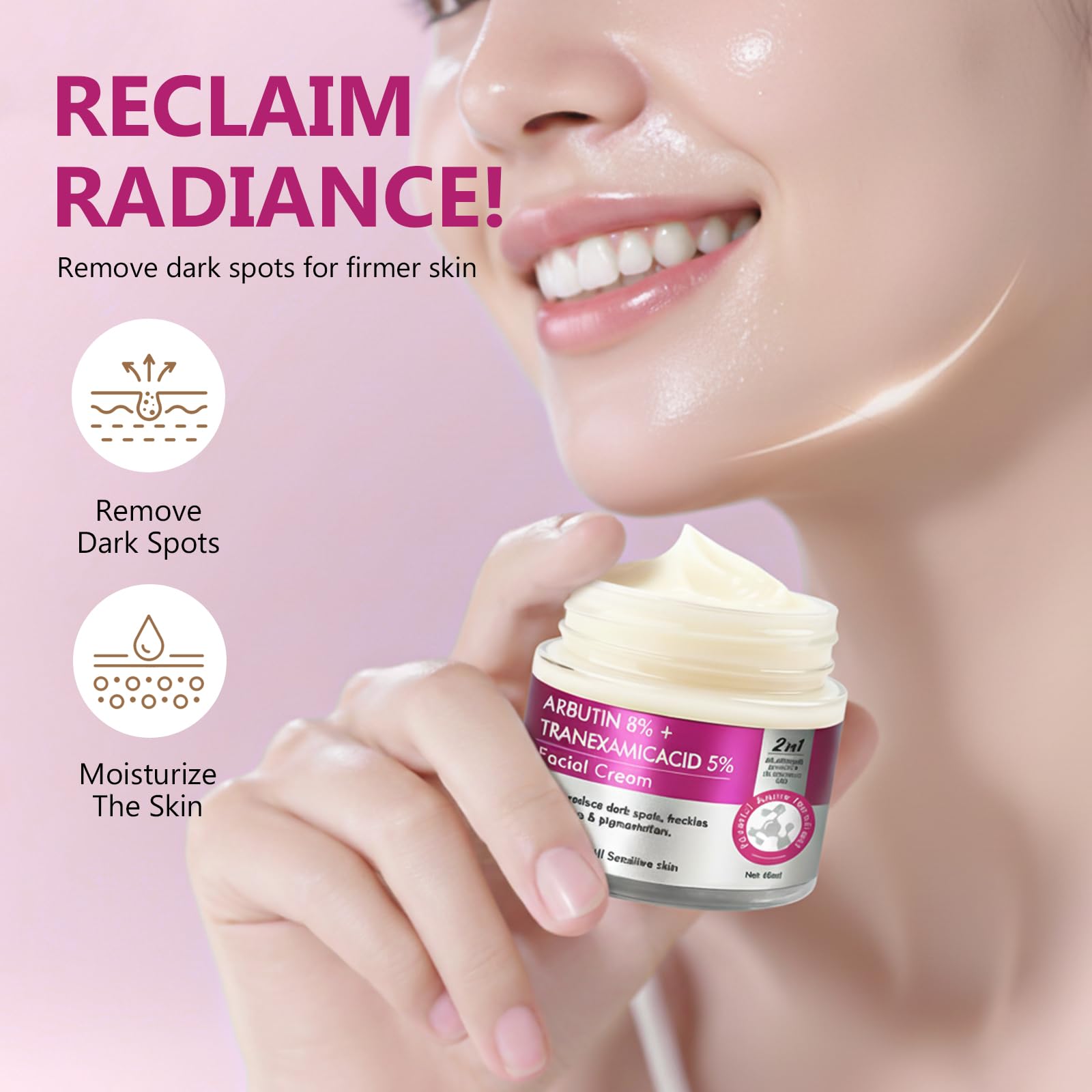 AiRunTech Niacinamide and Glutathione support barrier while brightening.