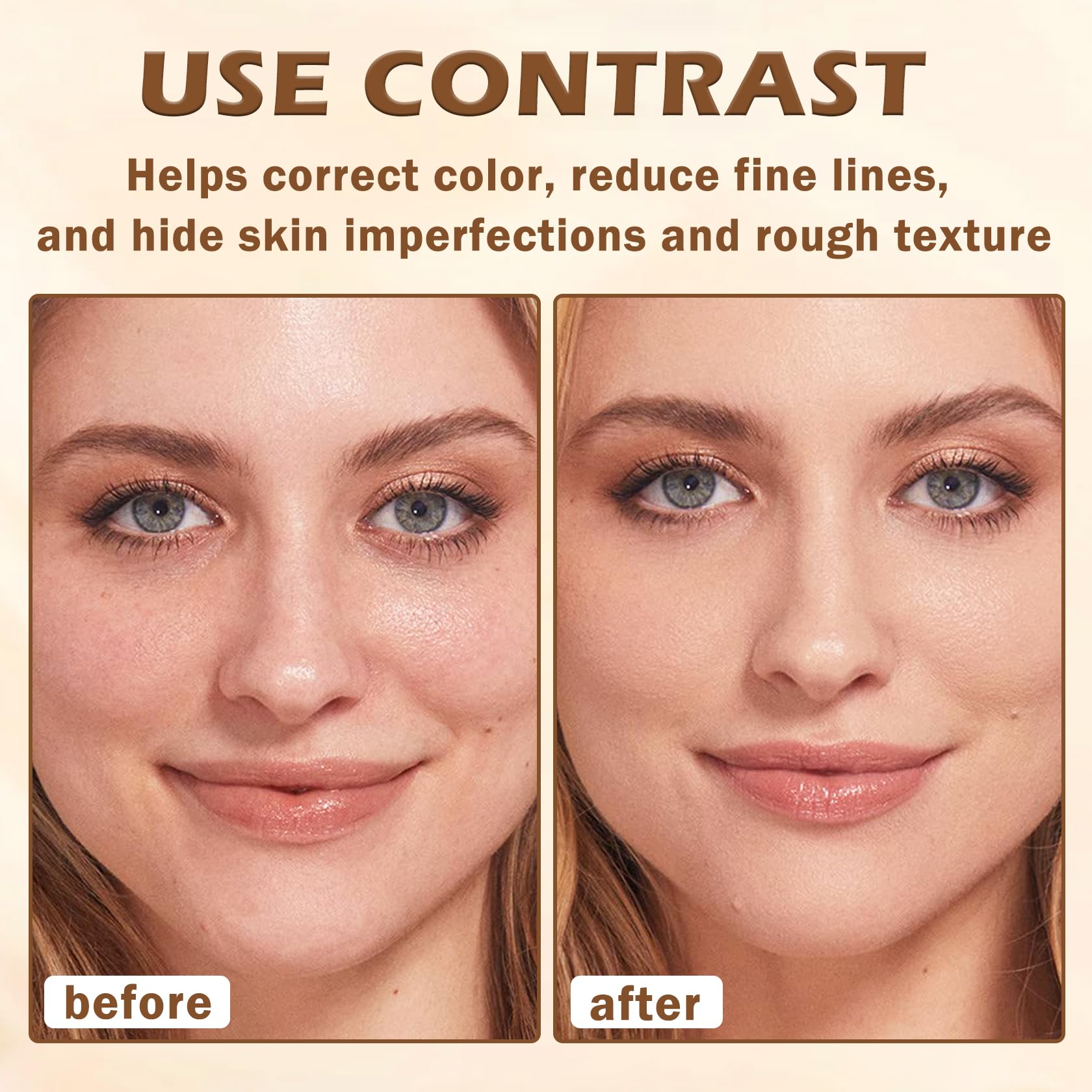 AIUEO foundation formula hydrates skin for a refreshed look.