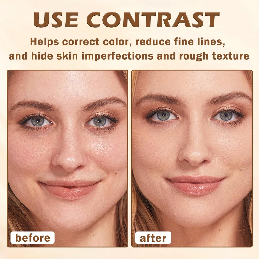 AIUEO foundation formula hydrates skin for a refreshed look.