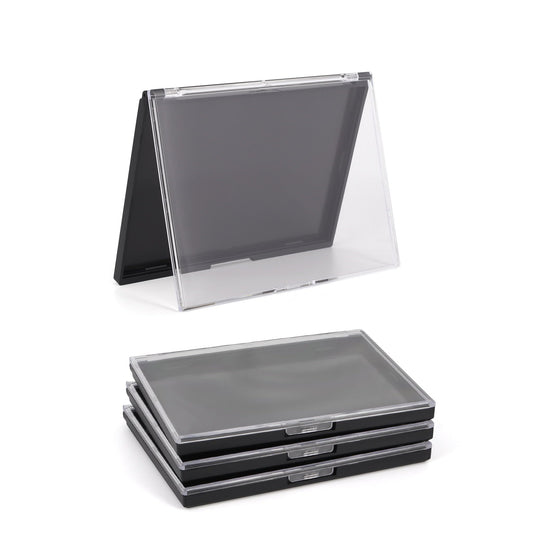 AJLTPA magnetic palette empty with clear top for easy color comparison while traveling.