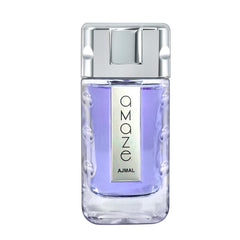 Ajmal Amaze bottle front view for a bold, long-lasting men’s fragrance.