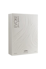 Ajmal Evoke Silver Edition EDP label visible on the 90 ml bottle.