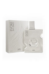 Ajmal Evoke Silver Edition Him EDP cap closeup highlighting premium finish for gifting.