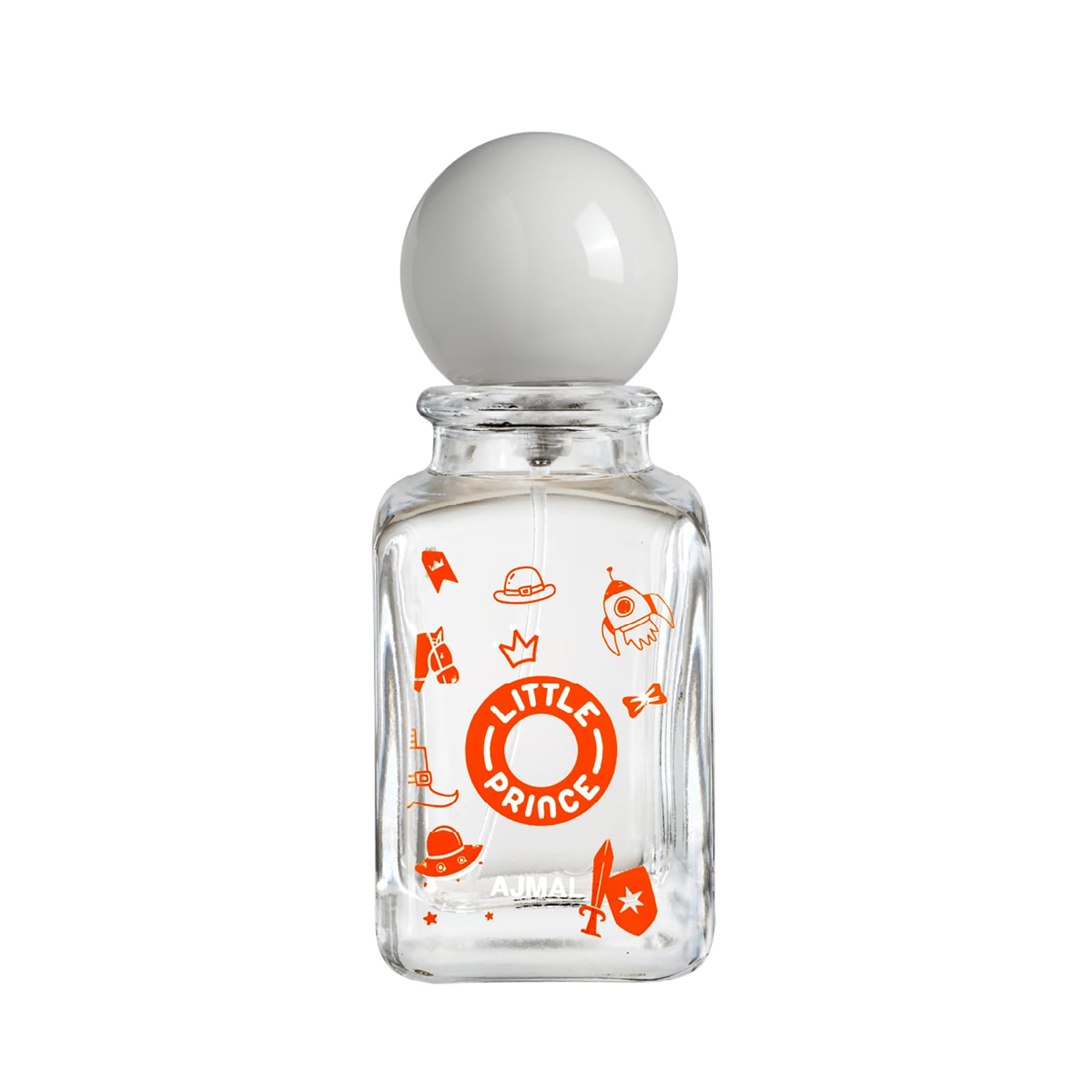 Ajmal Little Prince bottle cap close-up showing compact travel-friendly design