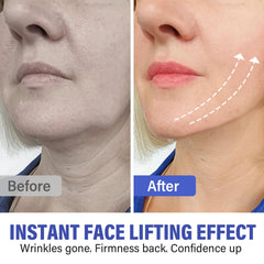 AKQBPN Instant Face Lift Serum under makeup ready for daily routine.