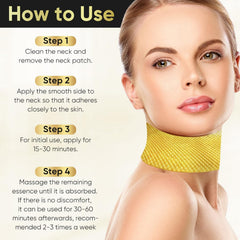 AKQBPN neck-wrinkle-patch texture-moisturizing highlights hydrating formula for dry skin