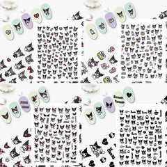 Akutoer multipurpose nail stickers easy to apply and long lasting.