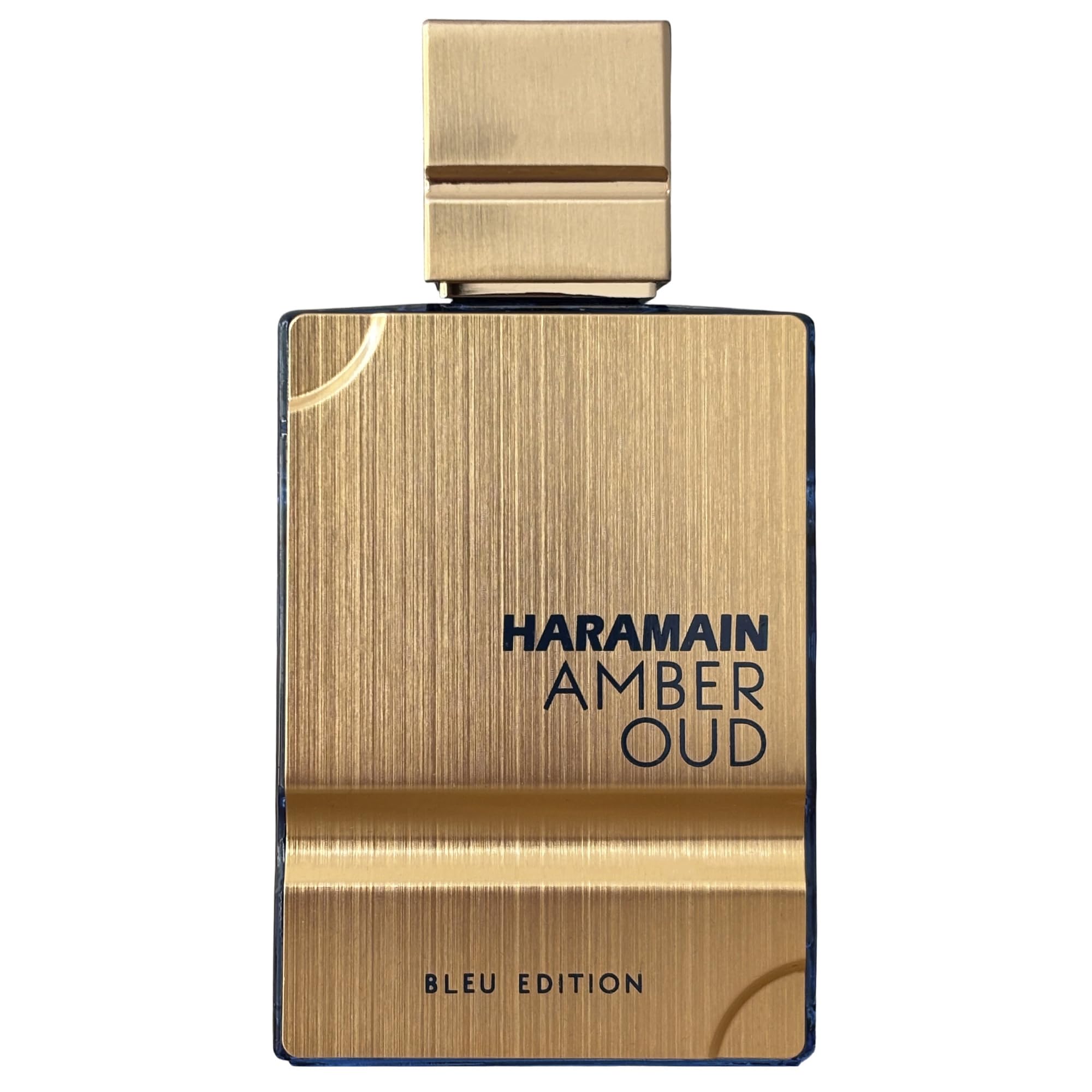 Al Haramain Amber Oud Blue Edition mist spray demonstrating long lasting scent.
