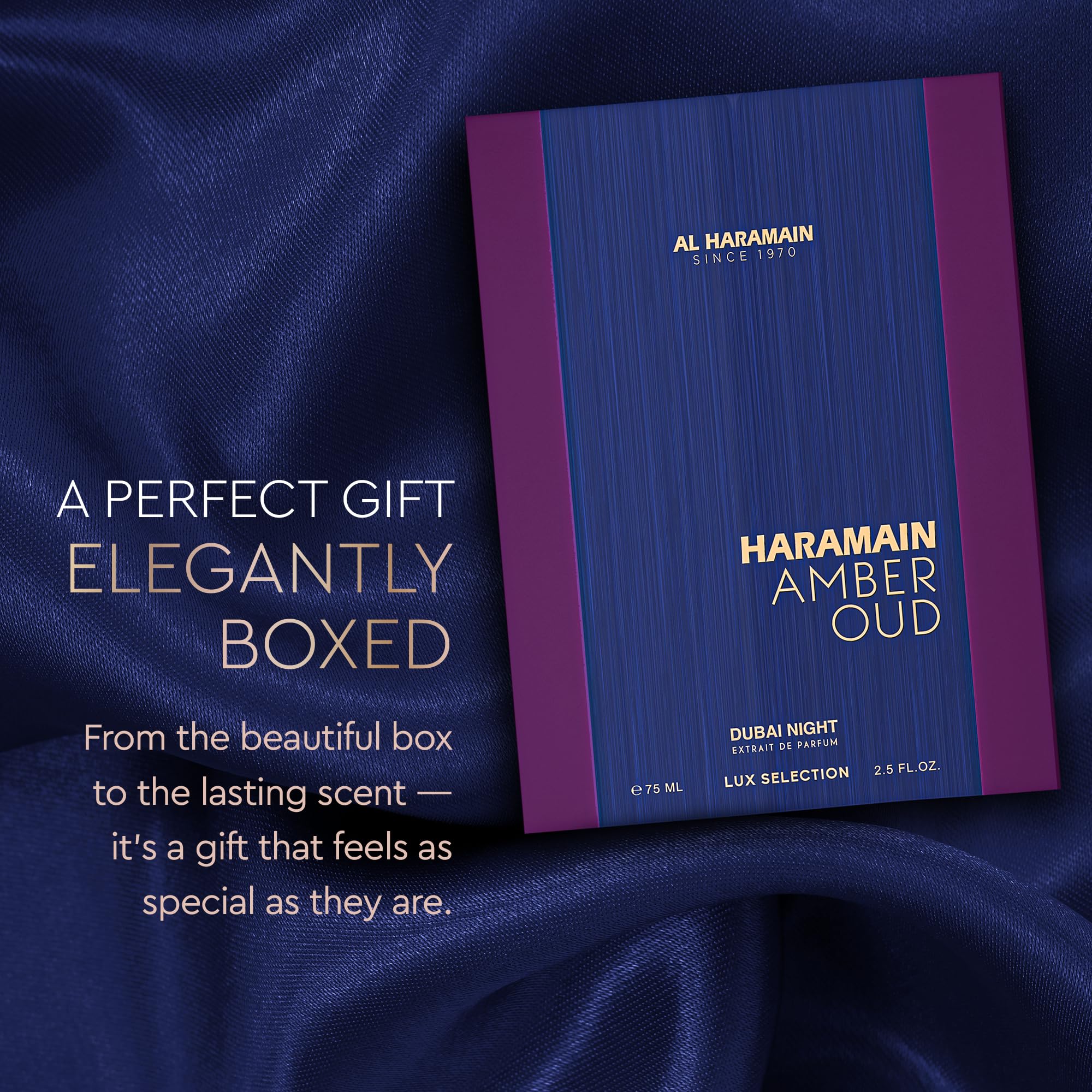 Al Haramain Amber Oud perfume suits everyday wear with versatile presence.