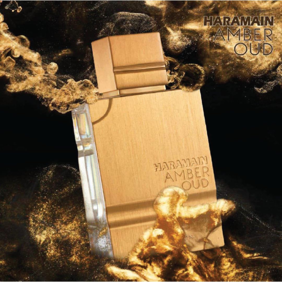 Packaging front in amber-gold hues suggests premium fragrance ideal for gifting.