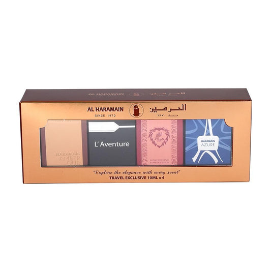 Al Haramain Fragrance Discovery Laventure bottle emphasizing fresh, adventurous notes for day-to-night wear.