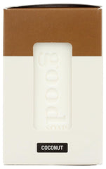 Creamy lather being created during shower with Alaffia Coconut Good Soap.