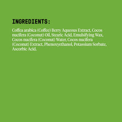 Alaffia coffee berry extract ingredient highlight for antioxidant hydration.