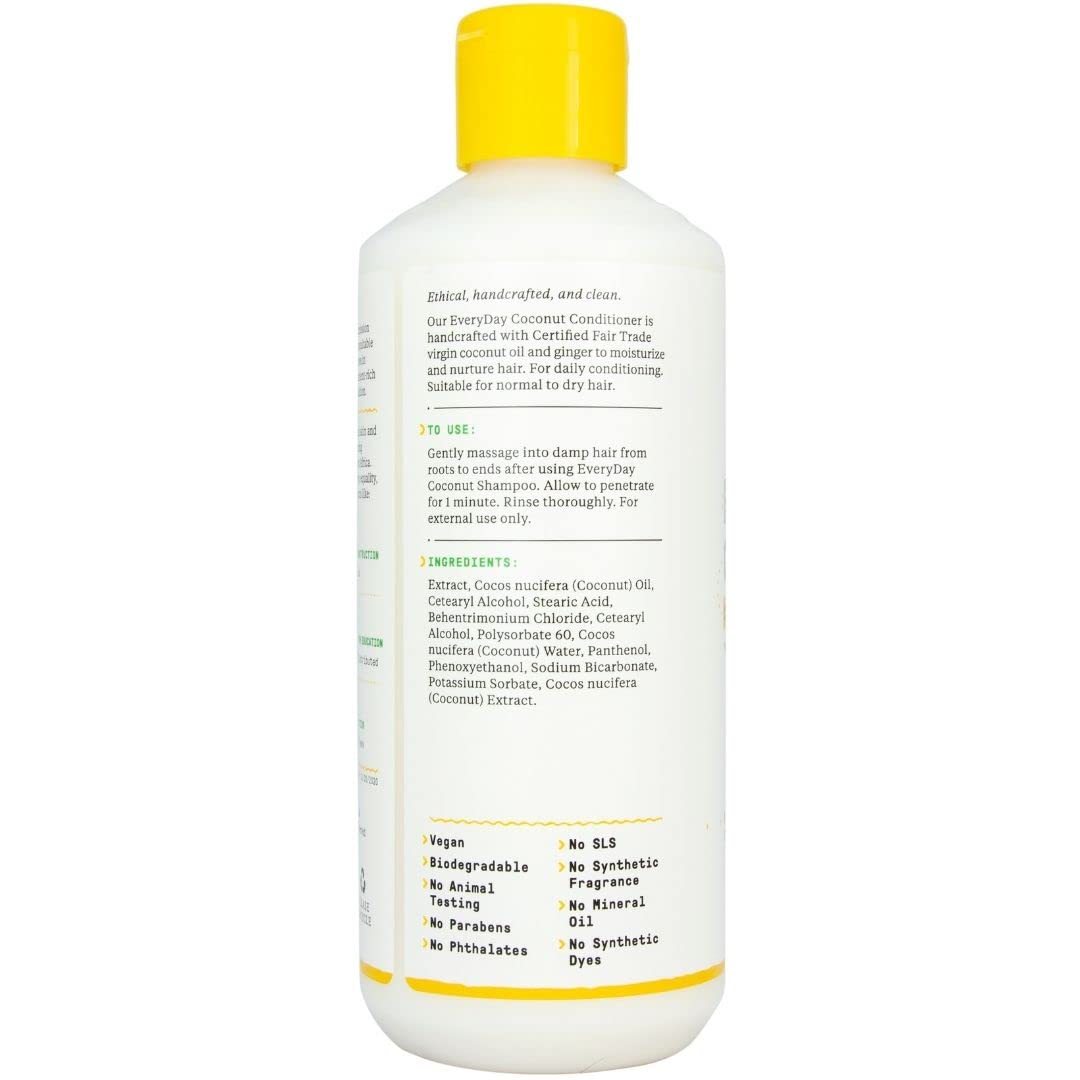 Alaffia Everyday Coconut Conditioner adds shine and softness to curls