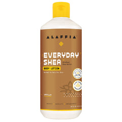 Alaffia Everyday Shea Body Lotion bottle for rich hydration and soft skin