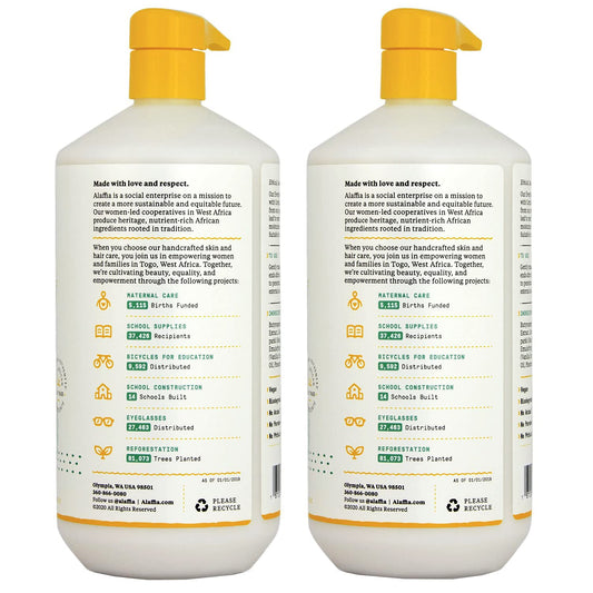 Alaffia EveryDay Shea Conditioner Vanilla Mint aroma enhances sensory hair care