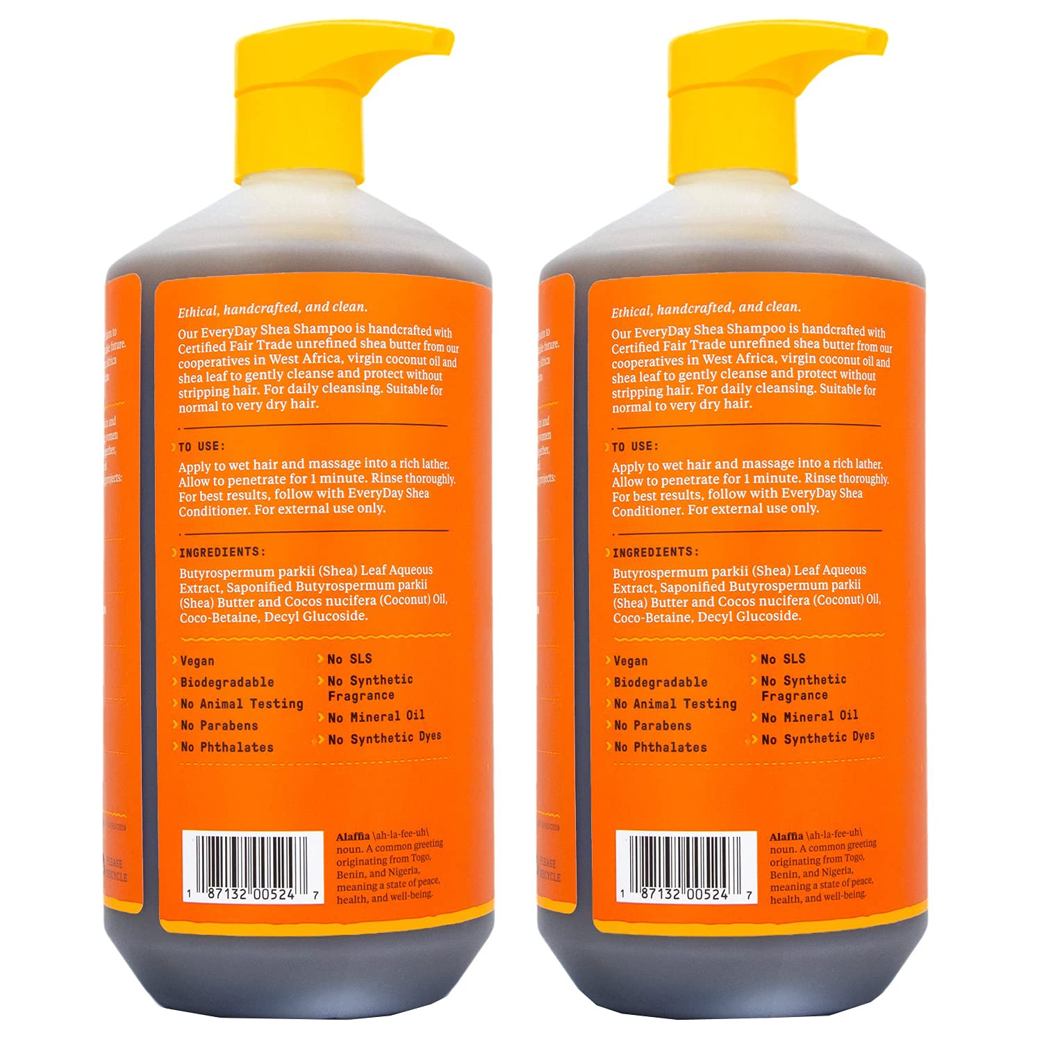 Close-up of creamy lather from EveryDay Shea Shampoo for daily cleansing.