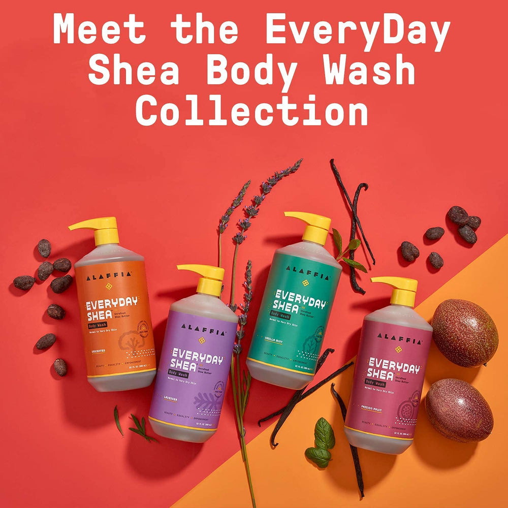 Alaffia Everyday Shea 2-pack display for value and everyday use.