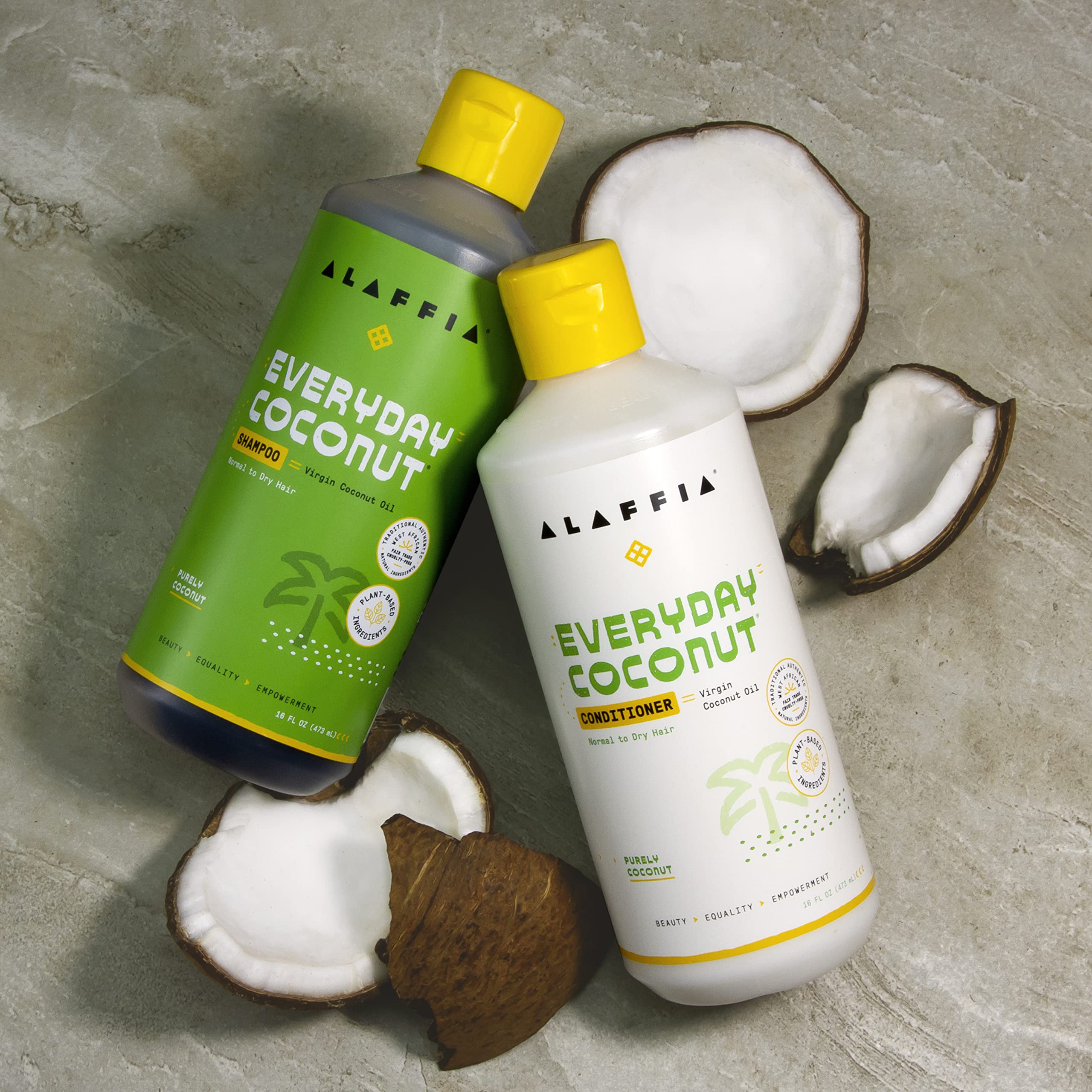 Alaffia Fair Trade packaging emphasizes ethical sourcing