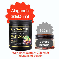 Alaganchi Batana Oil on hair delivers smoother, stronger strands