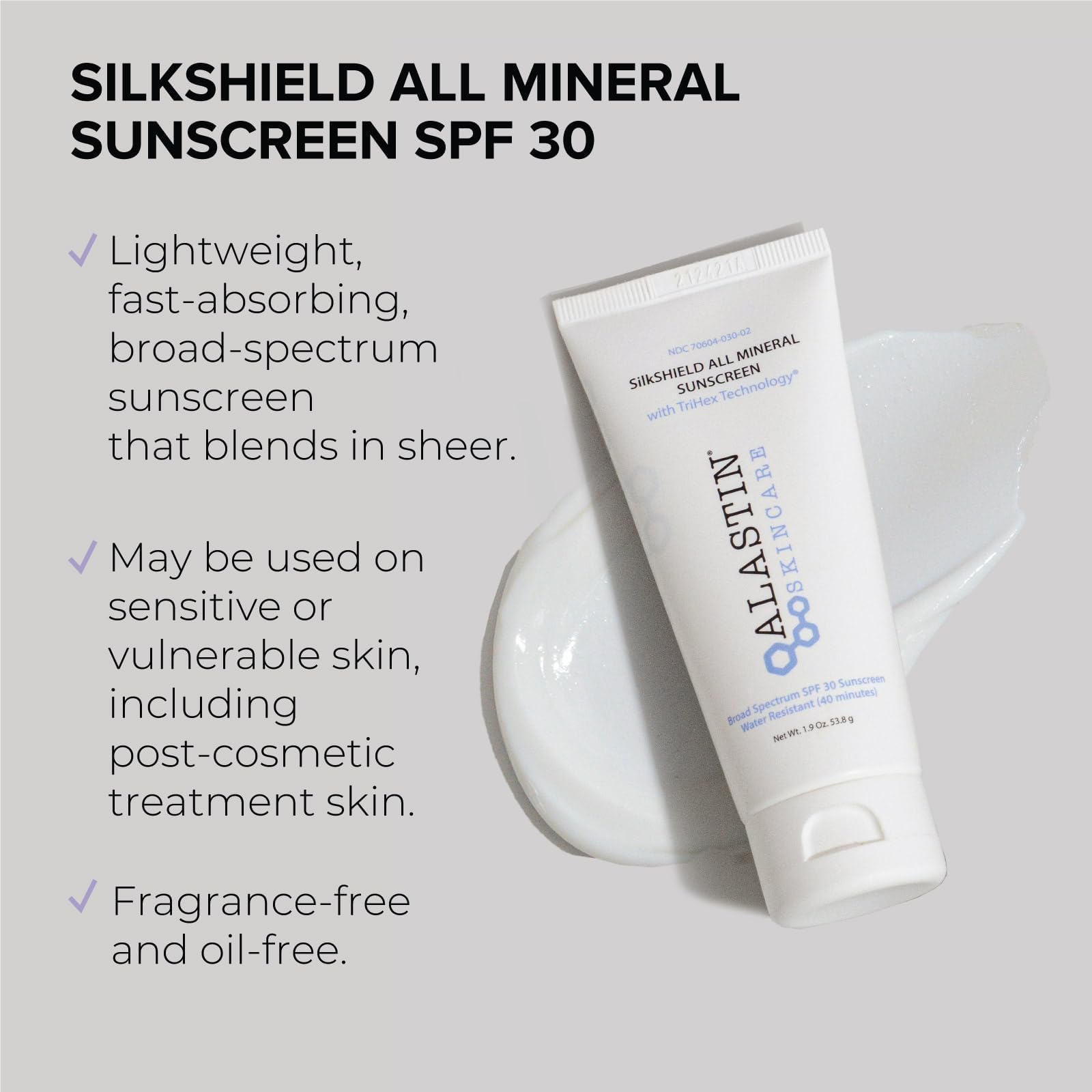 ALASTIN SilkSHIELD fragrance-free bottle design, ideal for sensitive skin.