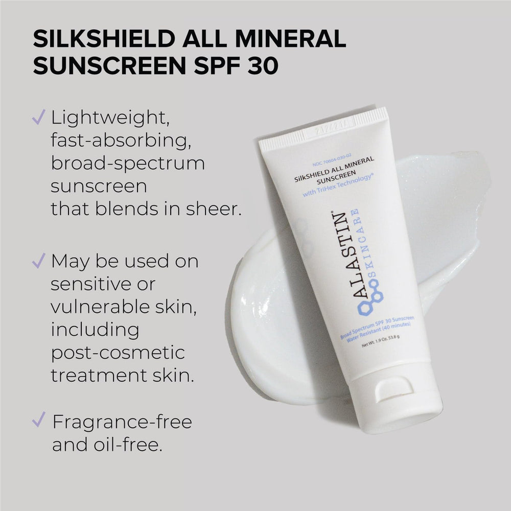 ALASTIN SilkSHIELD fragrance-free bottle design, ideal for sensitive skin.