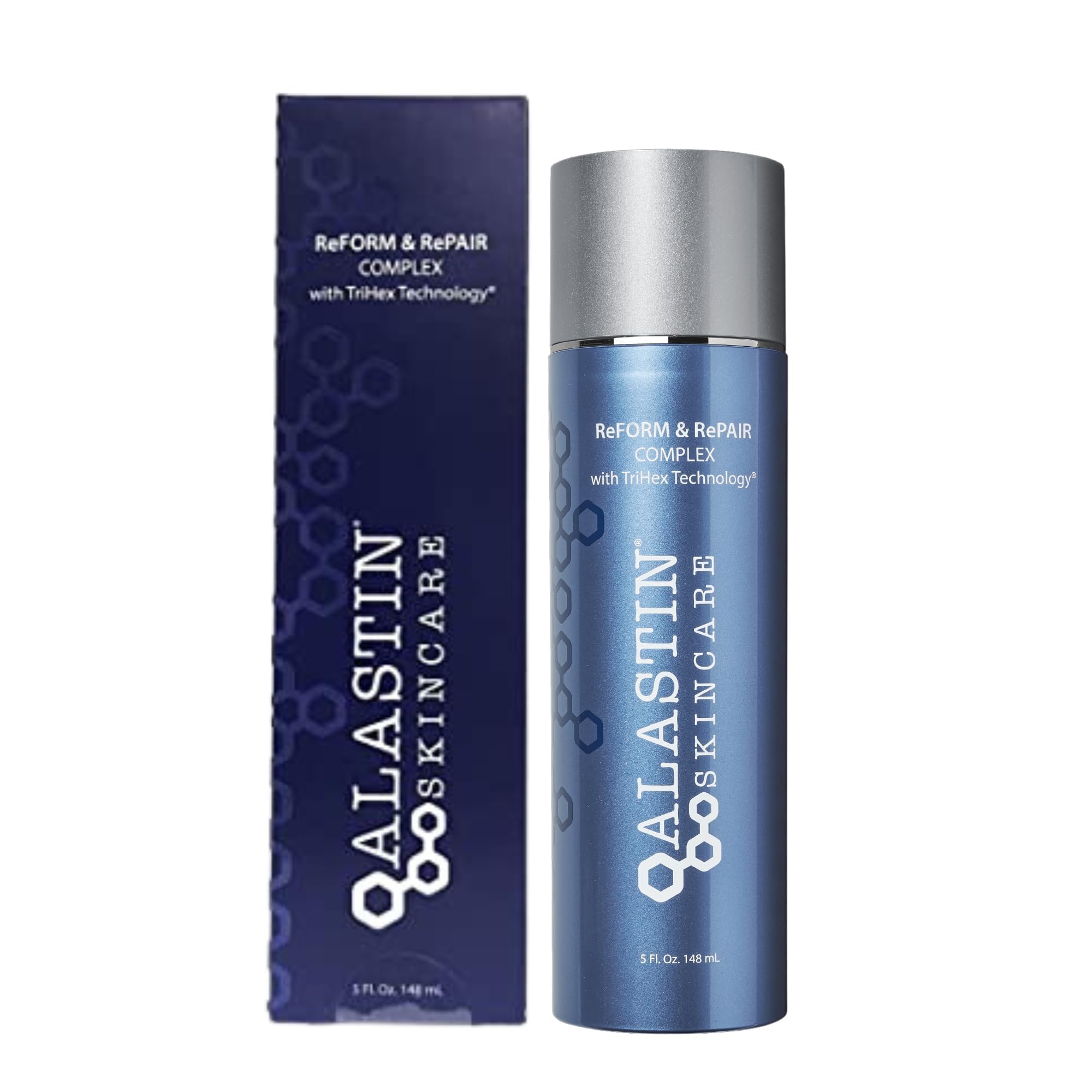 Packaging of ALASTIN Skincare ReFORM & RePAIR for convenient home recovery routine.