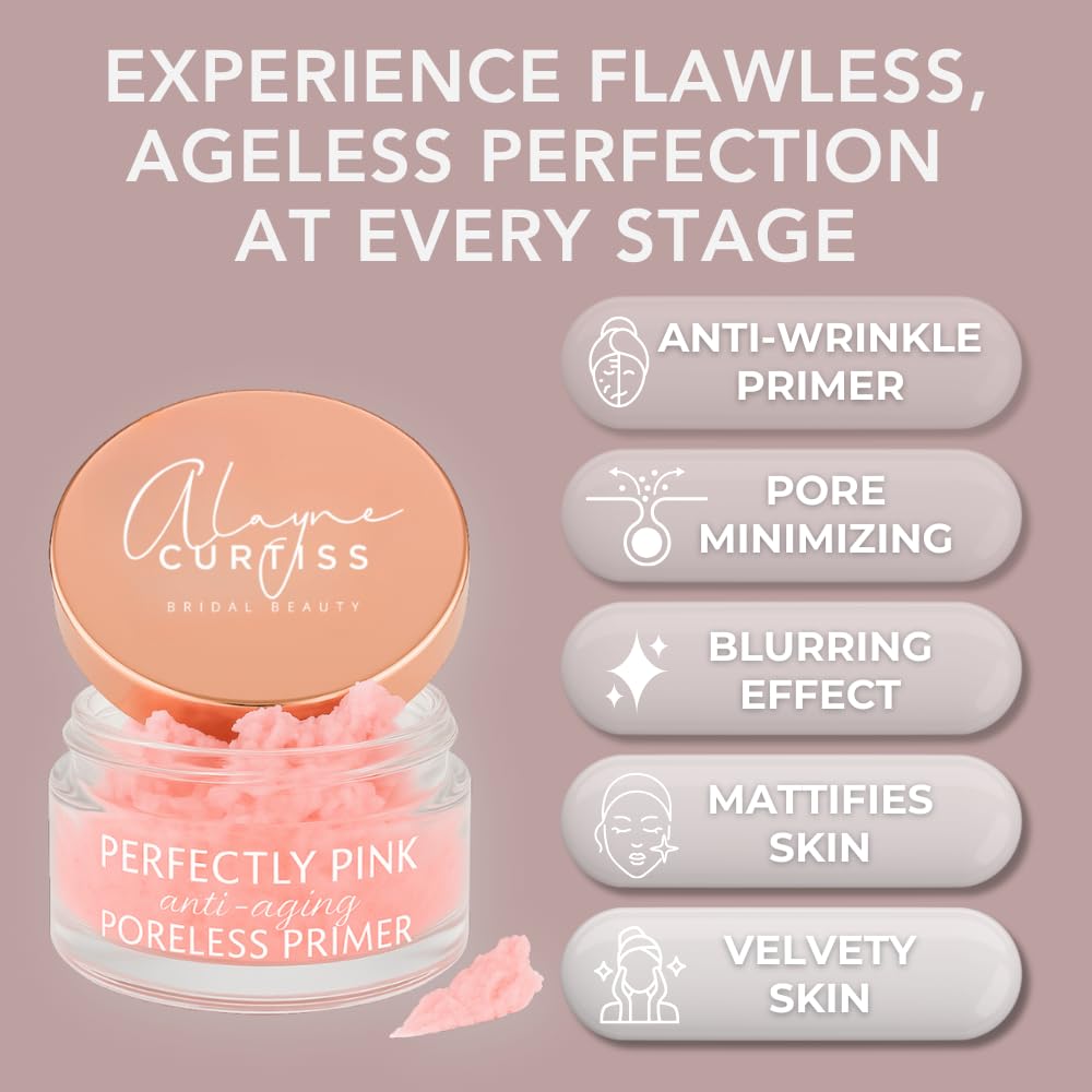 Alayne Curtiss Bridal Beauty primer smoothing fine lines and wrinkles for an even look