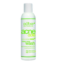 Alba Botanica Acnedote Deep Pore Wash foaming lather close-up for deep clean.