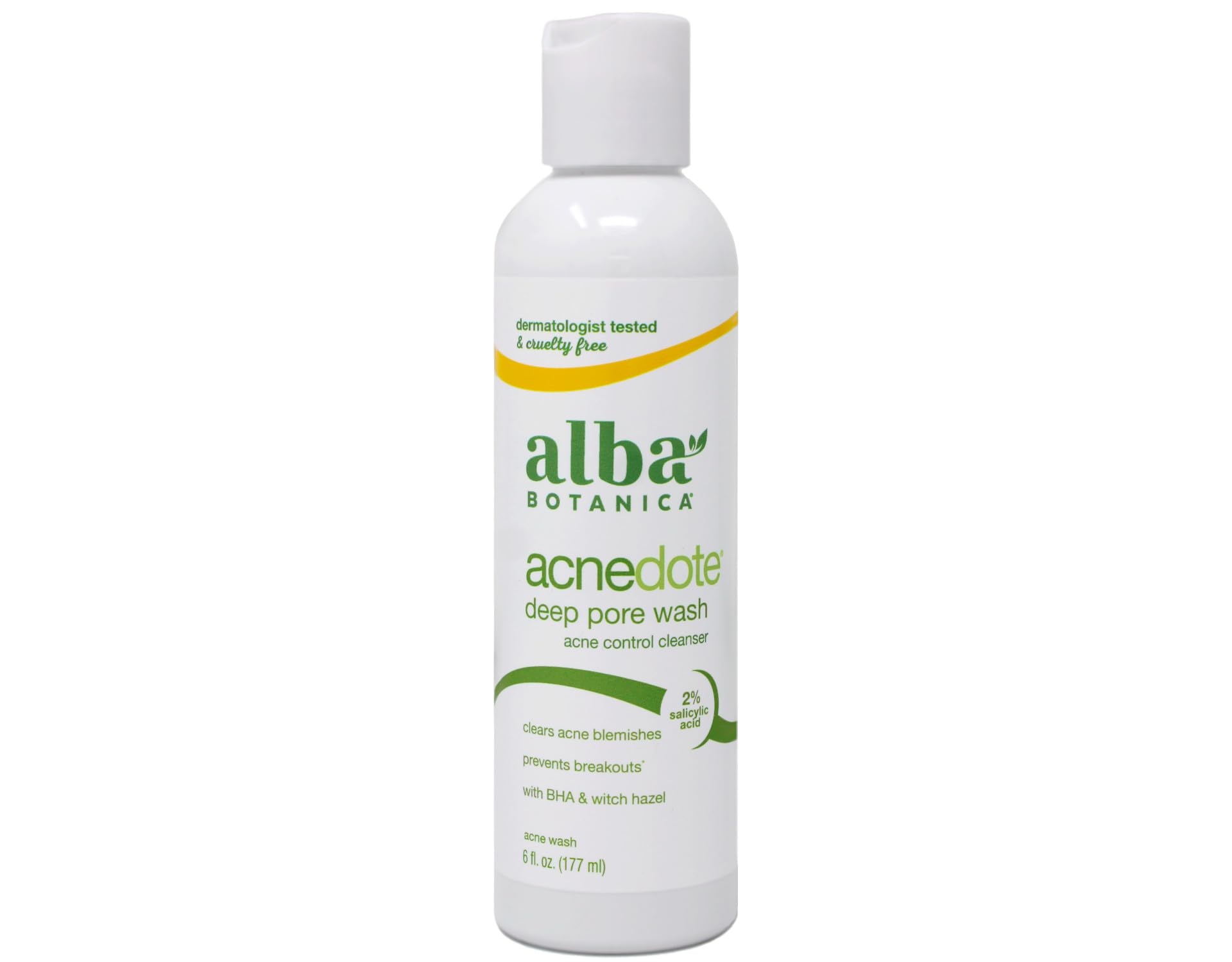 Ingredients panel highlights Willow Bark Extract and Tea Leaf