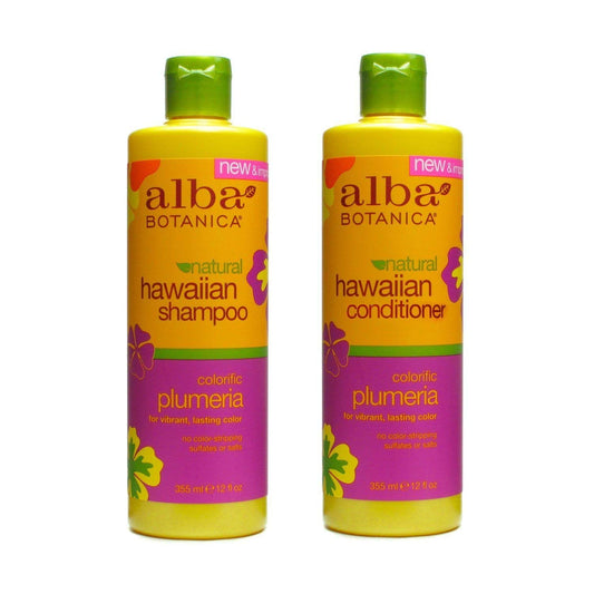 Alba Botanica Hawaiian Replenishing Hair Wash bottle pour shows gentle cleansing for color-treated hair