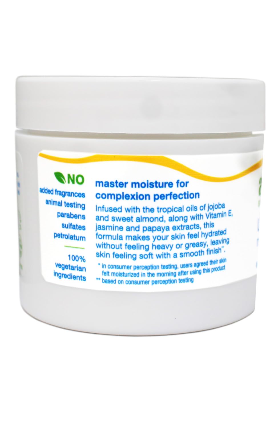 3 oz packaging with clean beauty labels