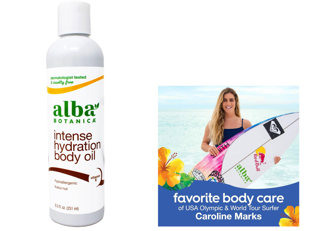 Alba Botanica plant-based formula without parabens or synthetic fragrances.