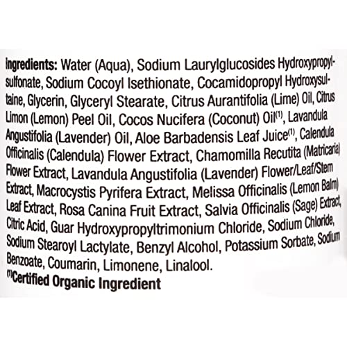 Alba Botanica Very Emollient French Lavender lather close-up, hydrating cleanse for dry skin