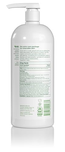 Close-up of Alba Botanica Herbal Healing lotion texture, creamy and plant-based for soothing dry areas