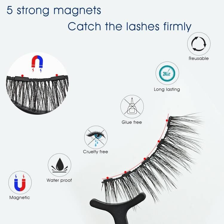 Alcastar+ reusable magnetic eyelashes pack for multi-use daily wear.