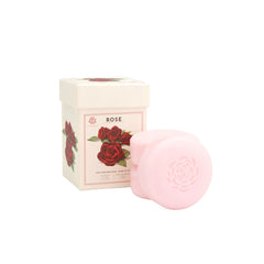 Alchimia Rose gift box with three luxury soap bars offering hydrating lather.