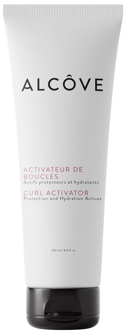Alcove Curl Activator bottle front showing defining cream for curls