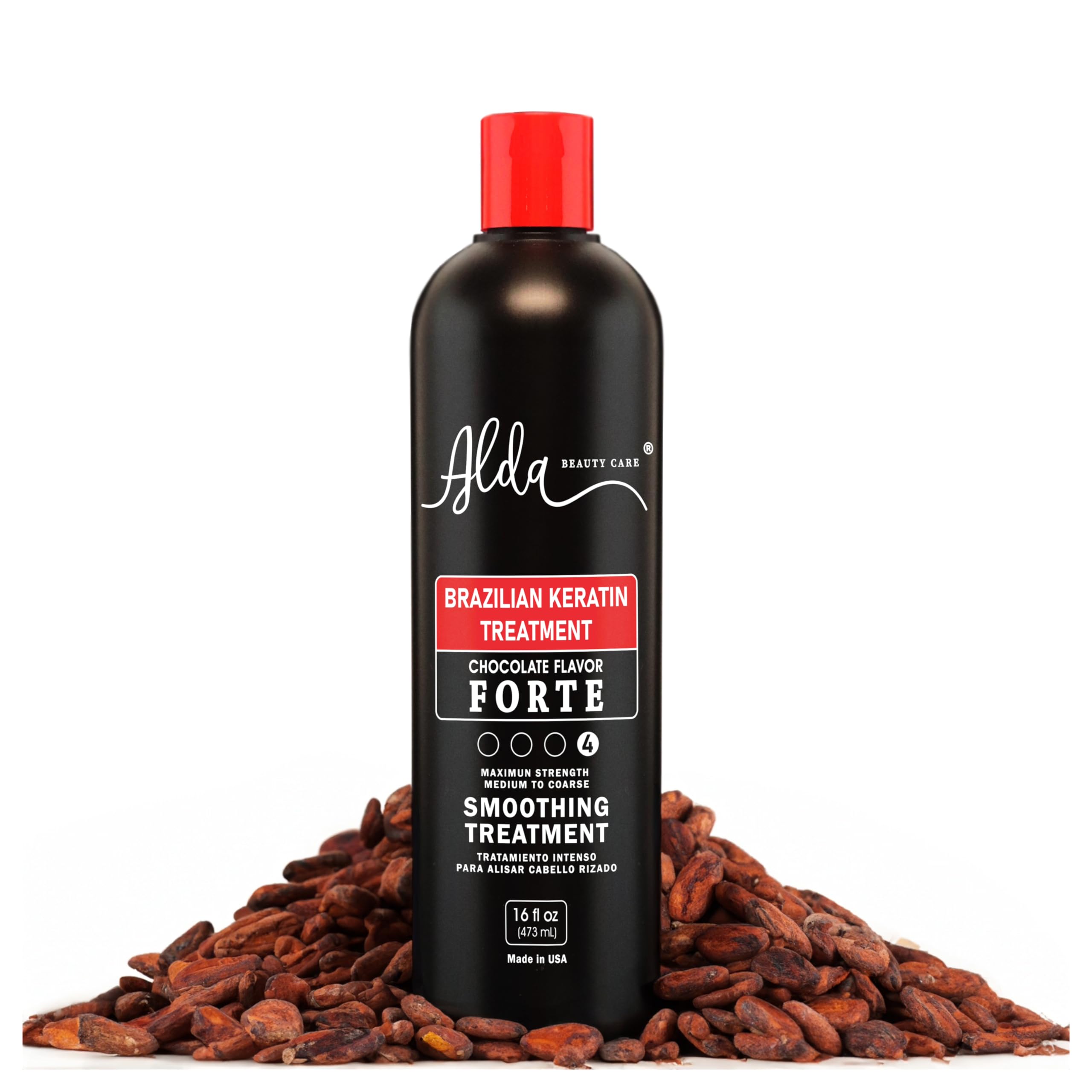 Alda Beauty Care Chocolate Brazilian Keratin Treatment two-pack highlights home-use convenience.
