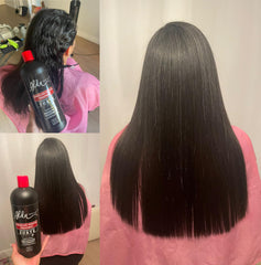 Alda Chocolate Keratin Treatment salon setup image showing professional application.