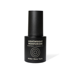 Alder New York Lightweight Moisturizer bottle closeup highlighting hydration without clogging pores