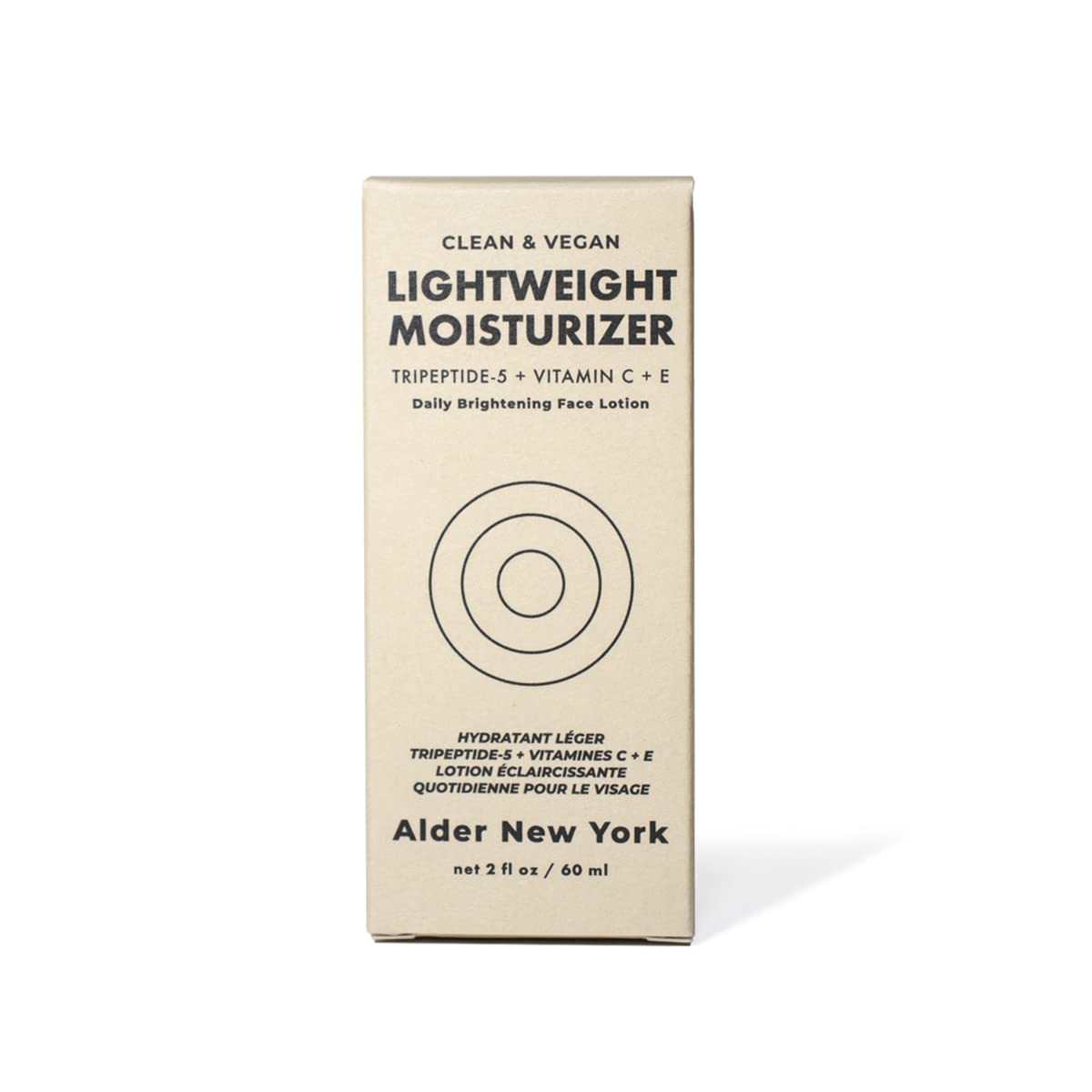 Alder New York Lightweight Moisturizer texture swirl demonstrates quick absorption